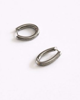 Sleek Oval Hoops